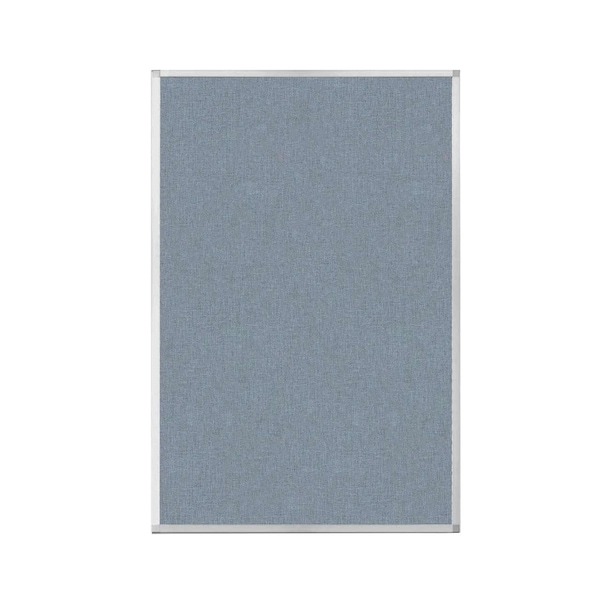 Hush Panel Configurable Cubicle Partition 6' x 4' Powder Blue Fabric